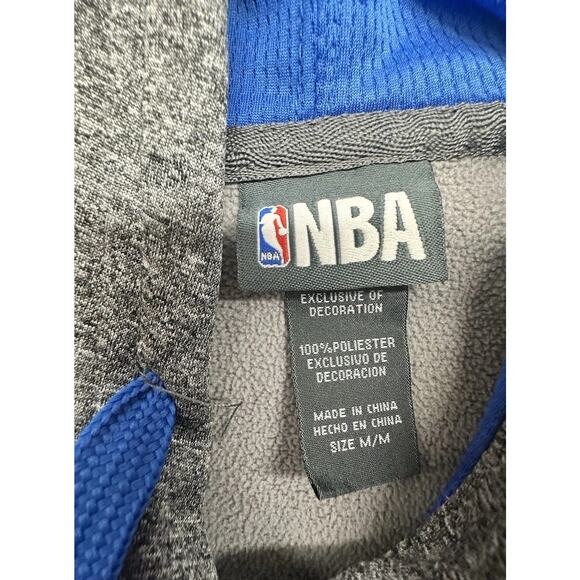 Oklahoma City Thunder Womens Hoodie Size Medium Pullover NBA Gray Blue - Picture 6 of 8